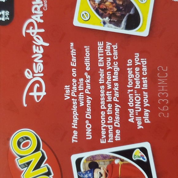 NWT Disney Parks Mickey And Friends UNO card game - Picture 3 of 7